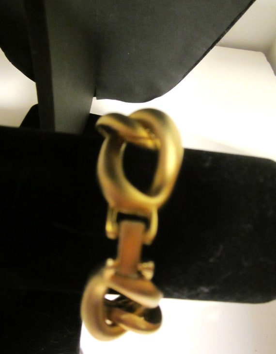 Gold toned chain bracelet - image 2