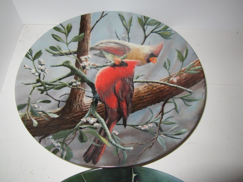 Bradford Exchange Collectible Bird Plates Set of Four Etsy