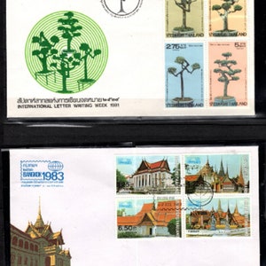 Colección de sellos de Tailandia