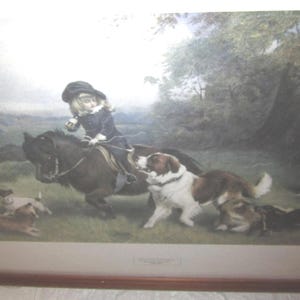 Rival Distractions signed C. Burton Barber limited print