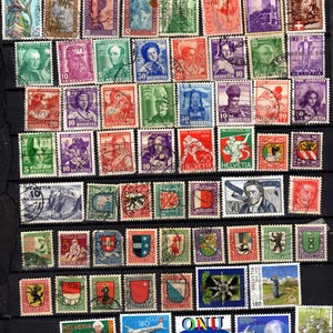 Switzerland stamp collection