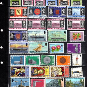 Guernsey stamp collection