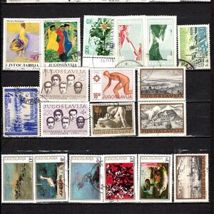 Yugoslavia Stamp Collection - Etsy