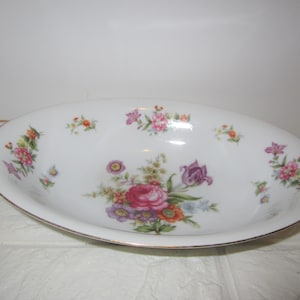 Dresdania by HARMONY HOUSE CHINA 10" oval serving dish