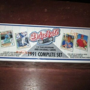 1991 Score Collector Series Unopened Baseball Cards Set - Etsy