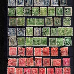 U.S. vintage stamp collection