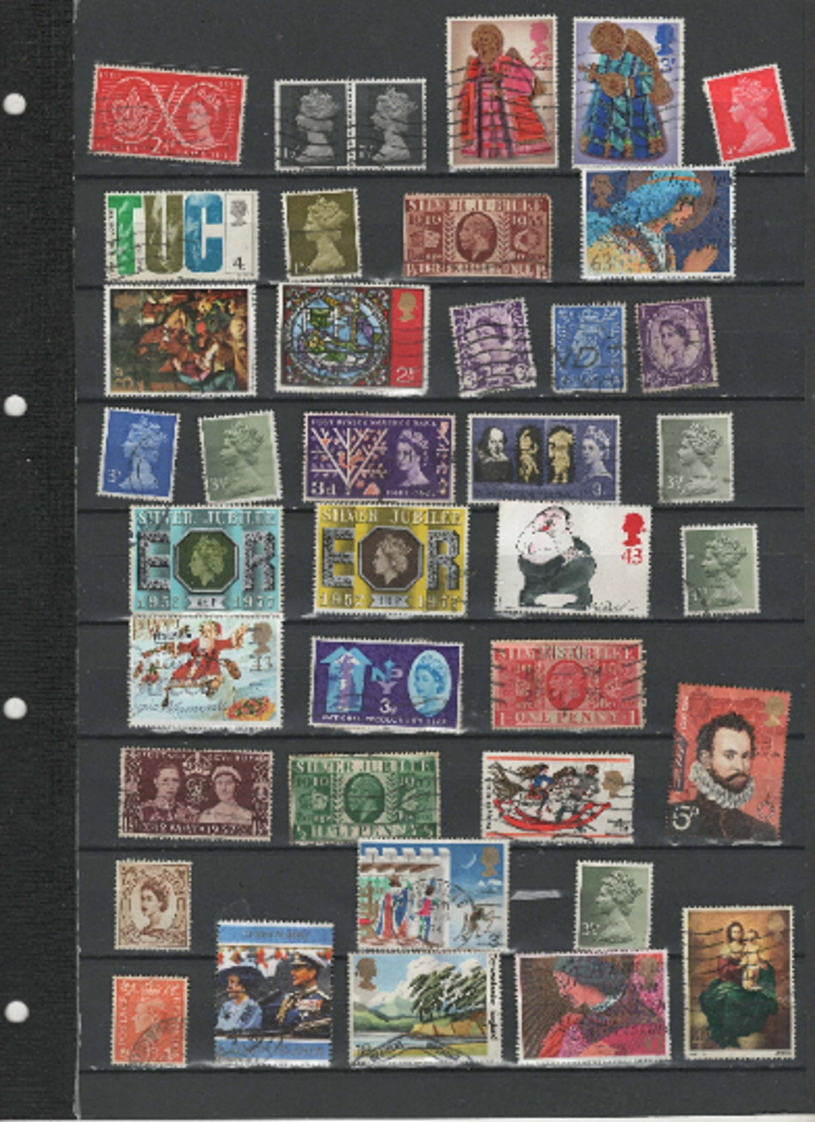 United Kingdom Stamp Collection - 300 Different Stamps For Collectors (Prophila) - View #3