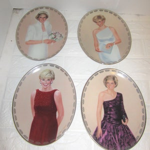 Bradford exchange Princess Diana collector plates set of four