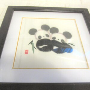 Chinese Panda Artwork signed by artist