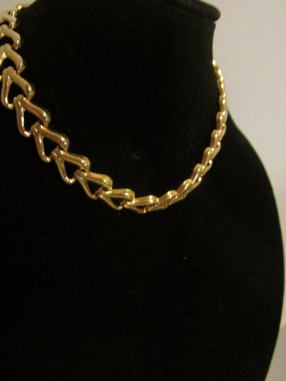 Fashion* gold toned chain necklace - image 1
