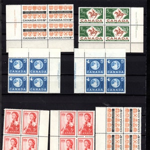 CAnada stamp block collection