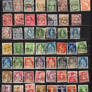 Switzerland stamp collection