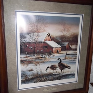 Terry Redlin Print &quot;Winter&#39;s Haven&quot;
