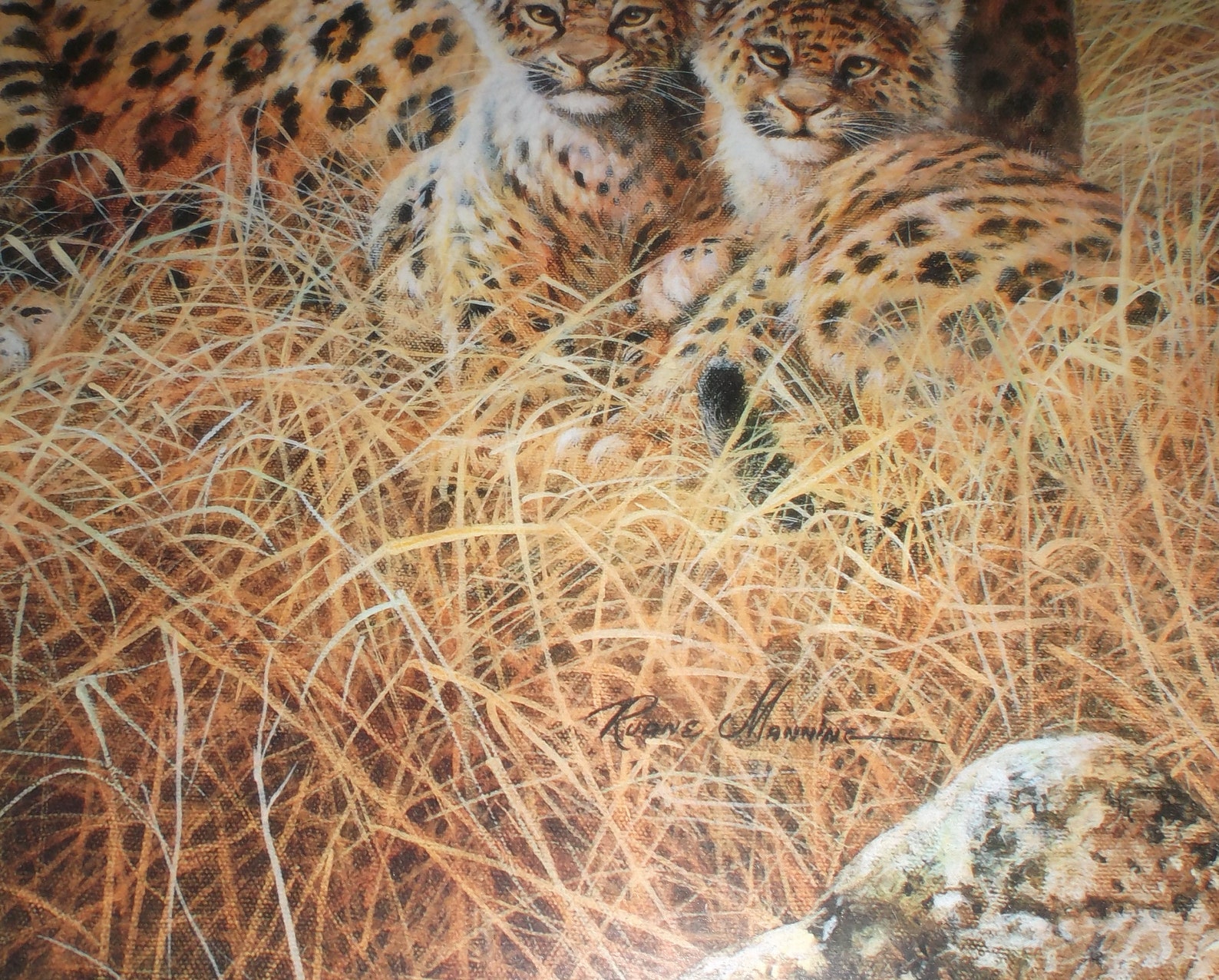 Large signed Ruane Manning Print Etsy