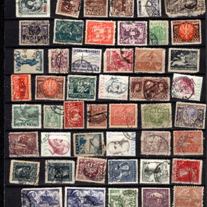 Poland assorted vintage stamp collection