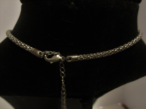 Silver* toned fashion necklace - image 3