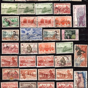 French West Africa stamp collection