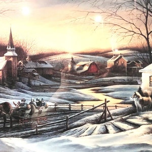 signed terry Redlin lithograph