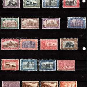 Postzegelverzameling Italië
