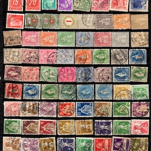 Switzerland stamp collection
