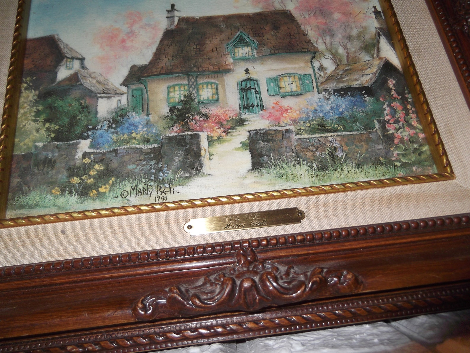 Marty Bell signed and numbered limited edition canvas art Etsy