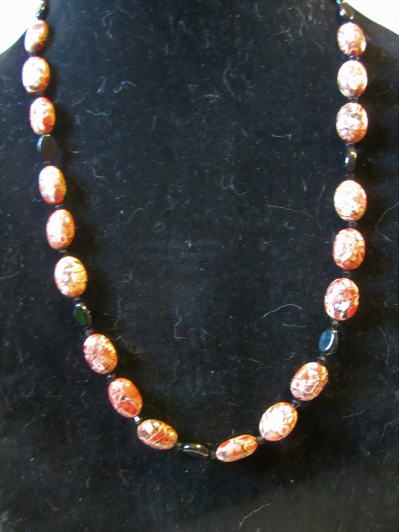 long beaded necklace