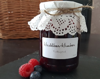 Heidelbeer-Himbeer Marmelade / Fruchtaufstrich