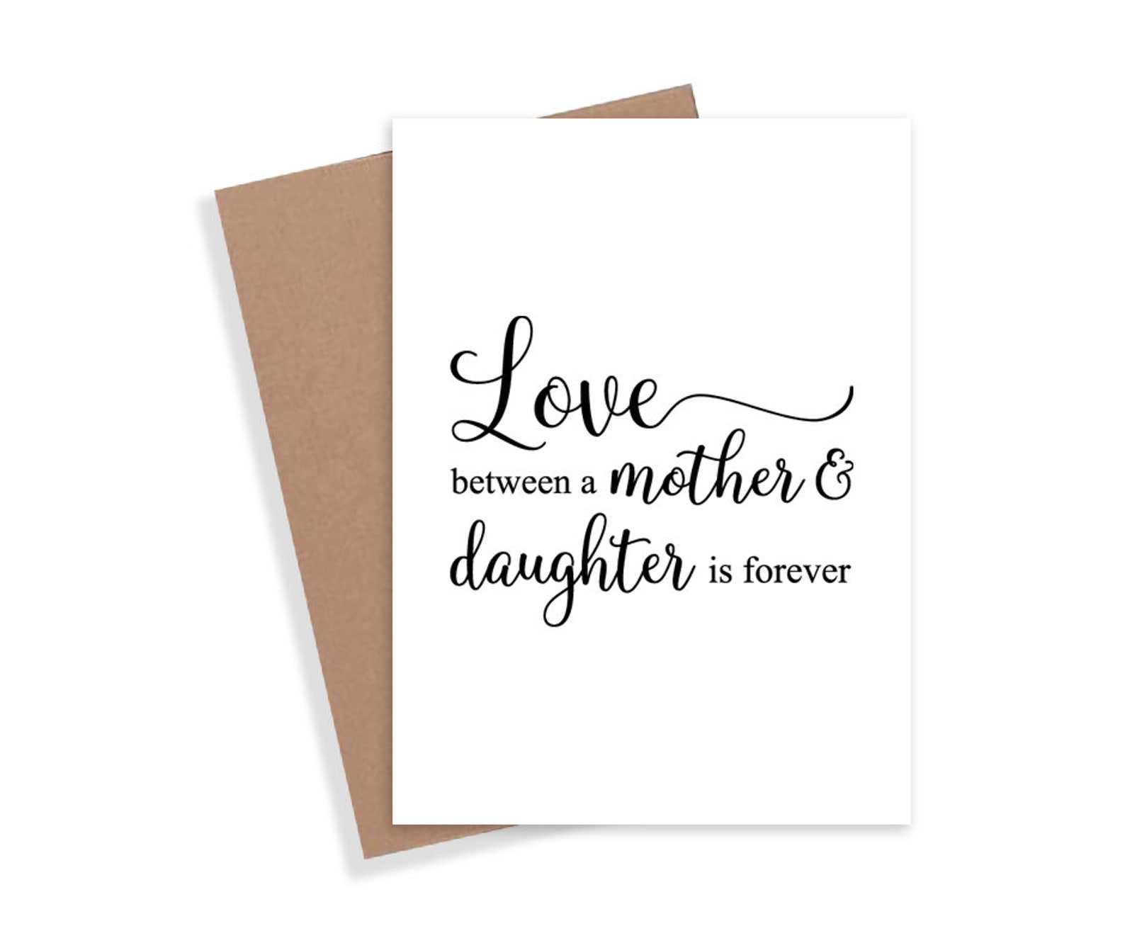 Mother Card Mother's Day Card Card for Mom Gift for Etsy