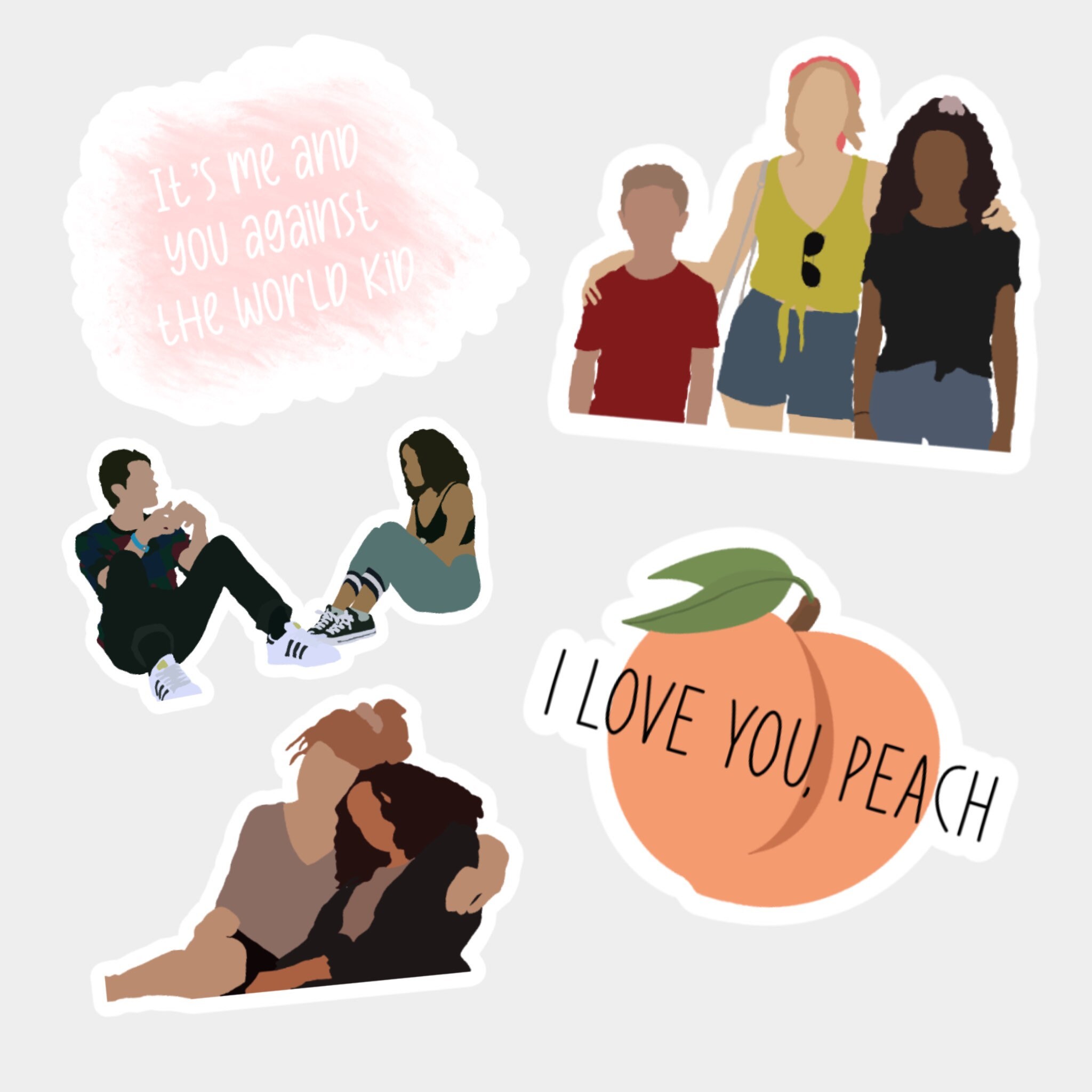 Ginny and Inspired Sticker Set Netflix Inspired Etsy