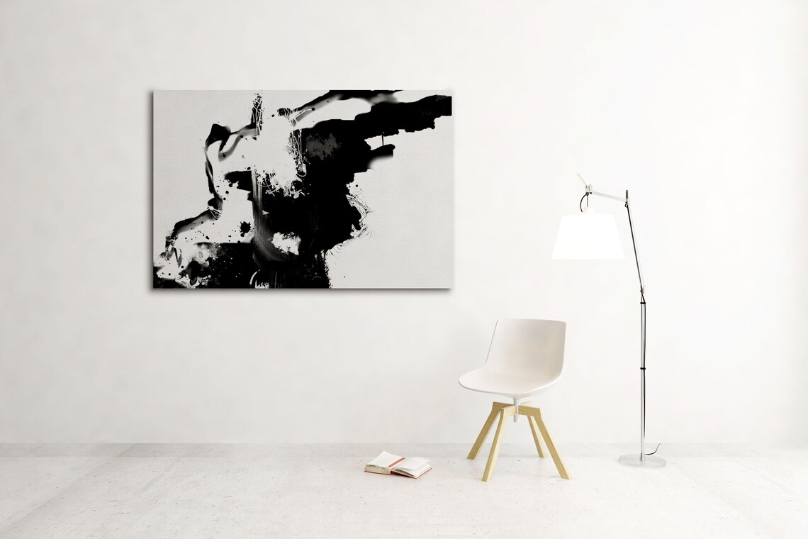 Interior decor Trendy wall art Abstract 24 x 36 poster Etsy