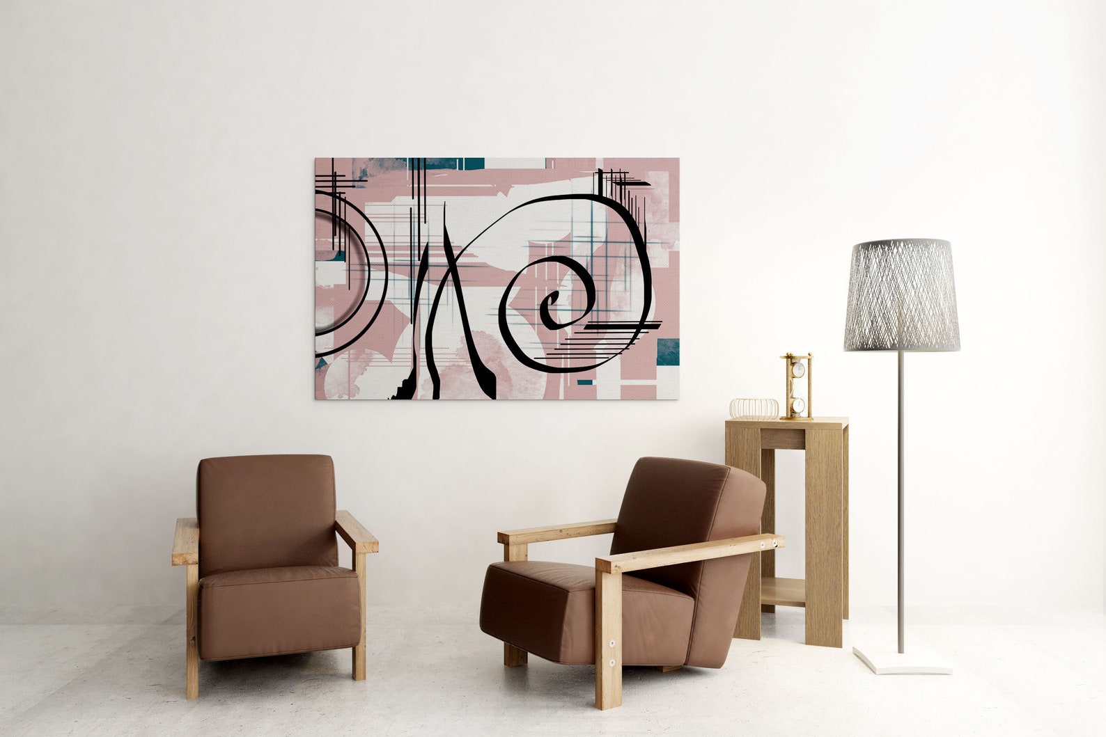 Abstract art print Trendy wall art Abstract digital download Etsy
