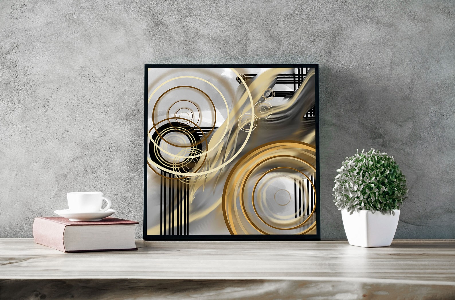 Square wall art Abstract art print Trendy wall art Artwork for Etsy