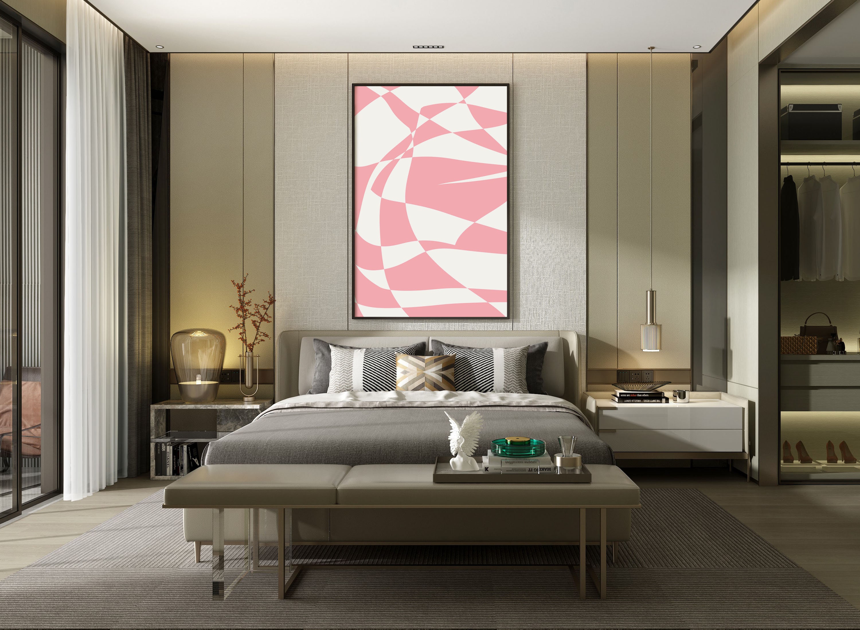 Abstract Printable Wall Art Trendy Wall Art Abstract Digital Etsy UK