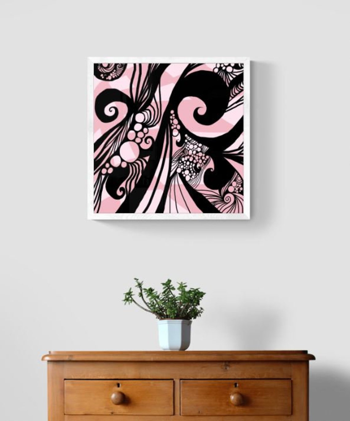 Abstract art print Trendy wall art Abstract digital download Etsy