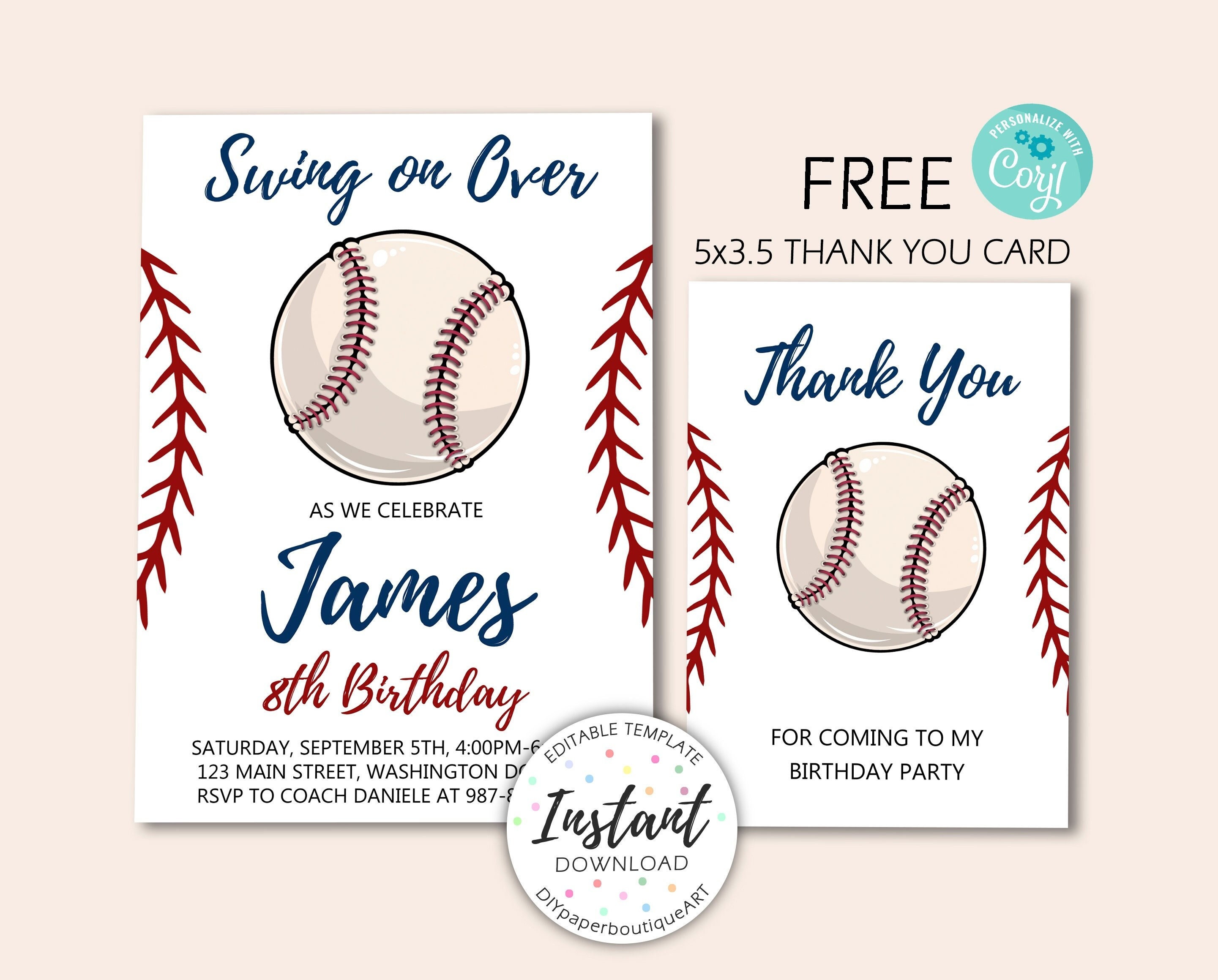 Baseball Party Idea - Etsy
