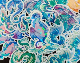 Dragon Vinyl Sticker | Etsy