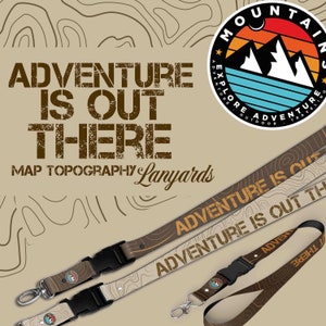 Topografia Mappa Adventure Lanyard