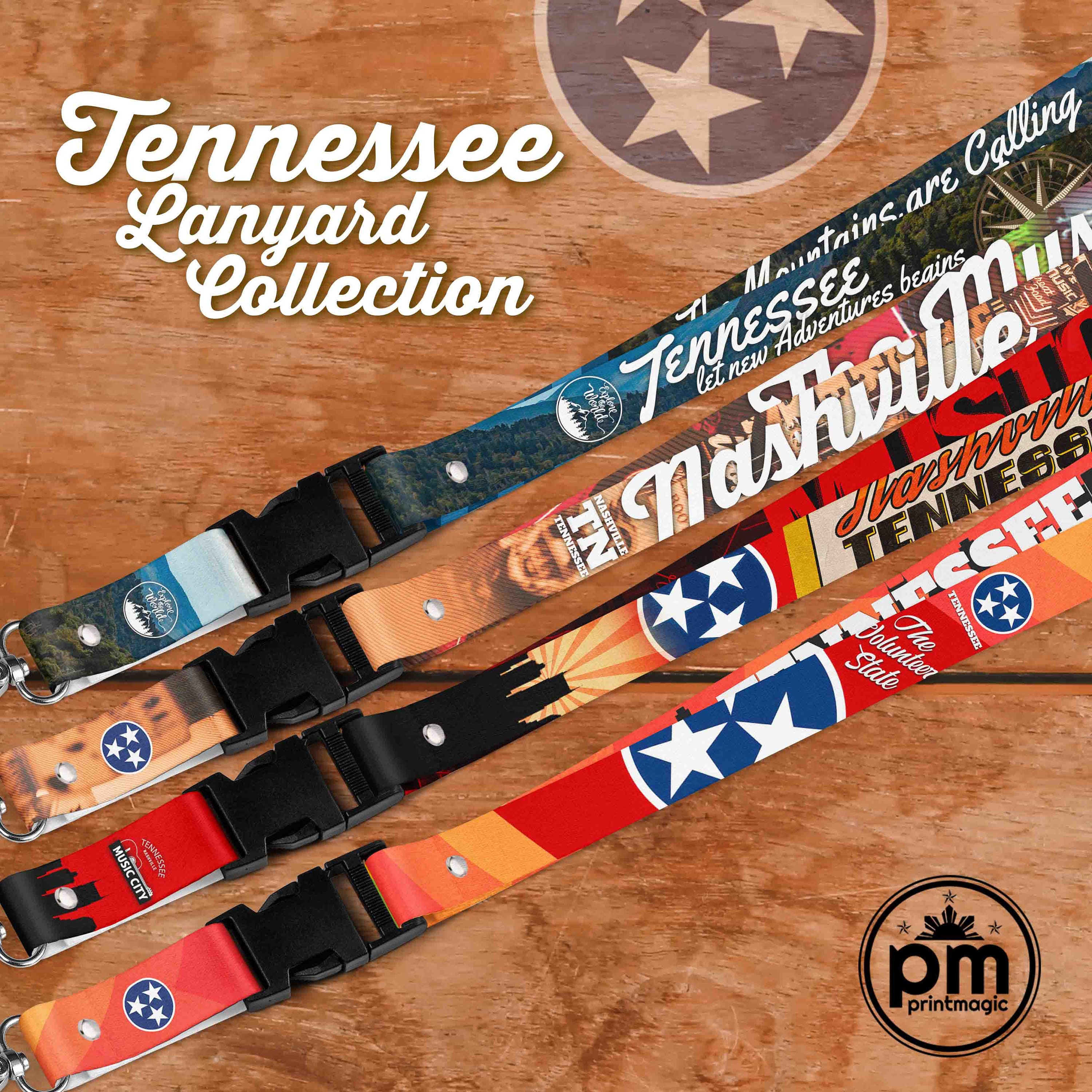 NCAA Tennessee Volunteers Lanyard - 24 Inch Team Spirit Keychain With Detachable Clip