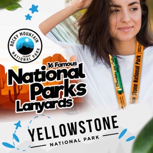 National Park Lanyards | Famous National Park in US | Collection 2