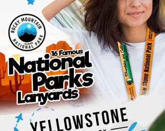 National Park Lanyards | Famous National Park in US | Collection 2