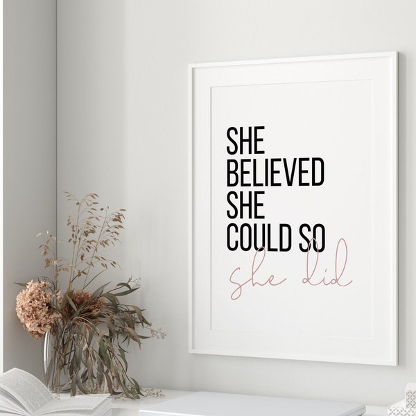 Could so She Did - Etsy UK