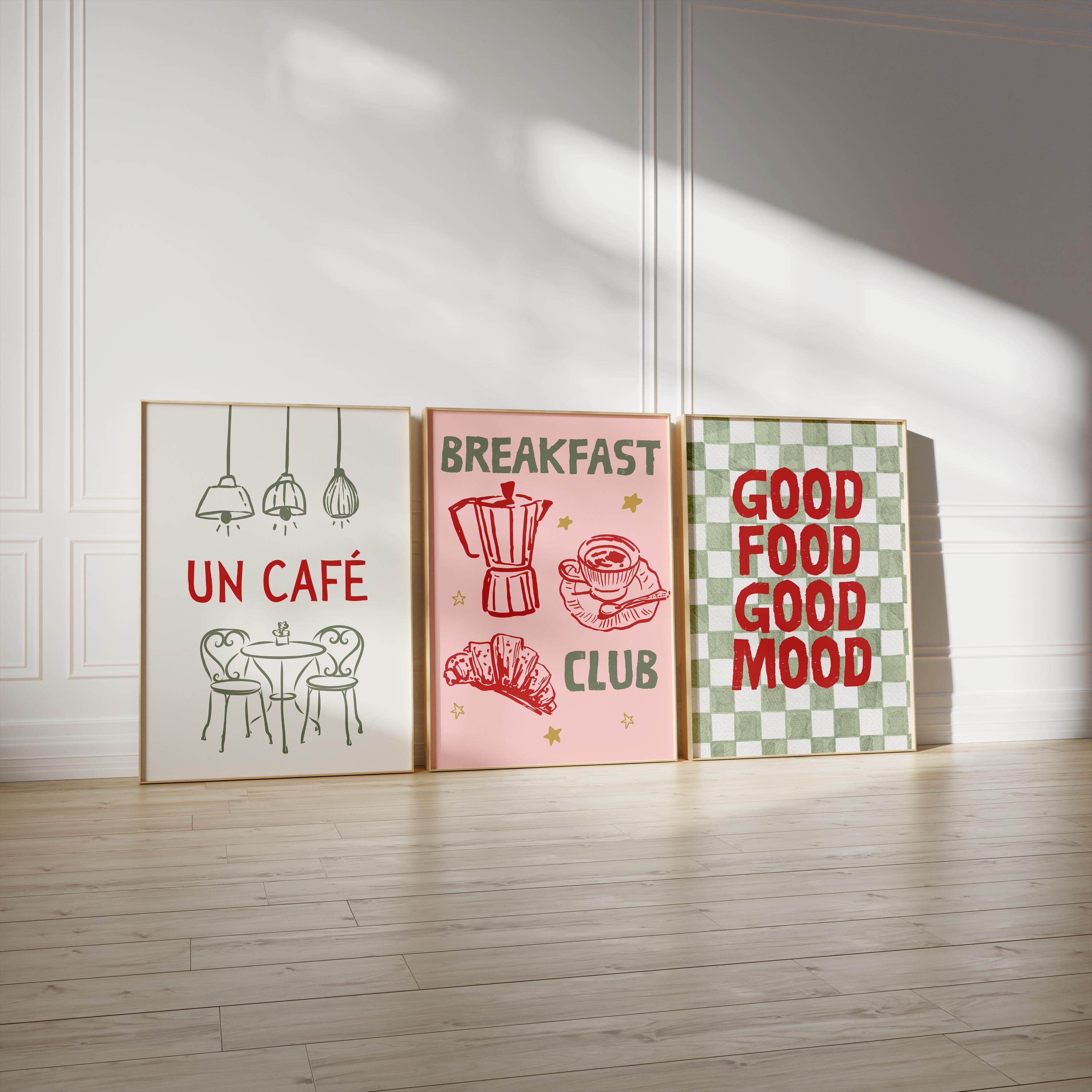 retro kitchen prints, set of 3, food wall art (digital... Kitchen Set of 3 Prints, Retro Kitchen Prints Wall Art Prints for ...