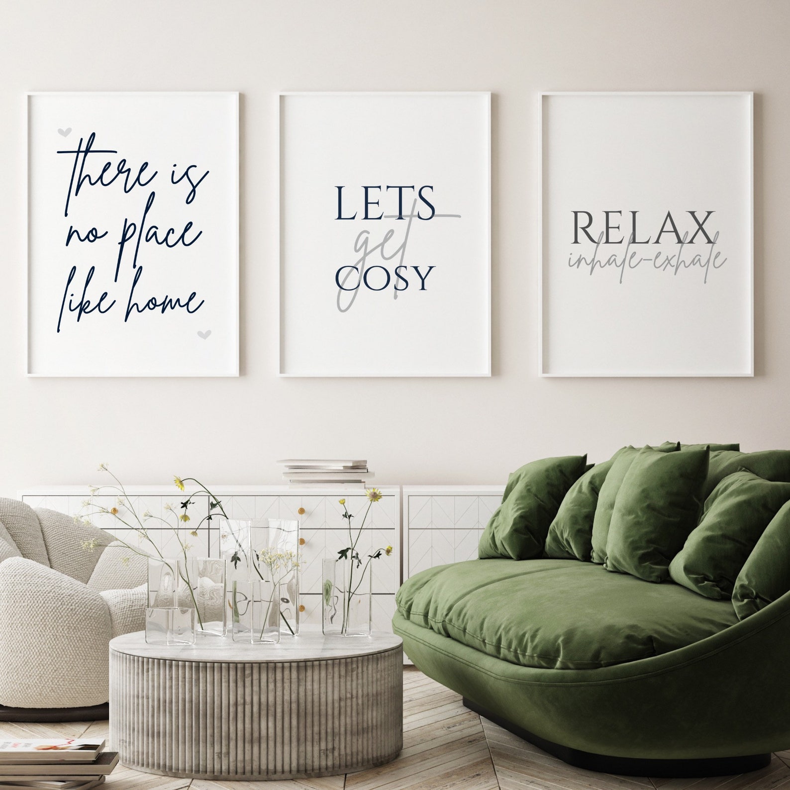 Living Room Prints Set of 3 Living Room Art Wall Prints Etsy