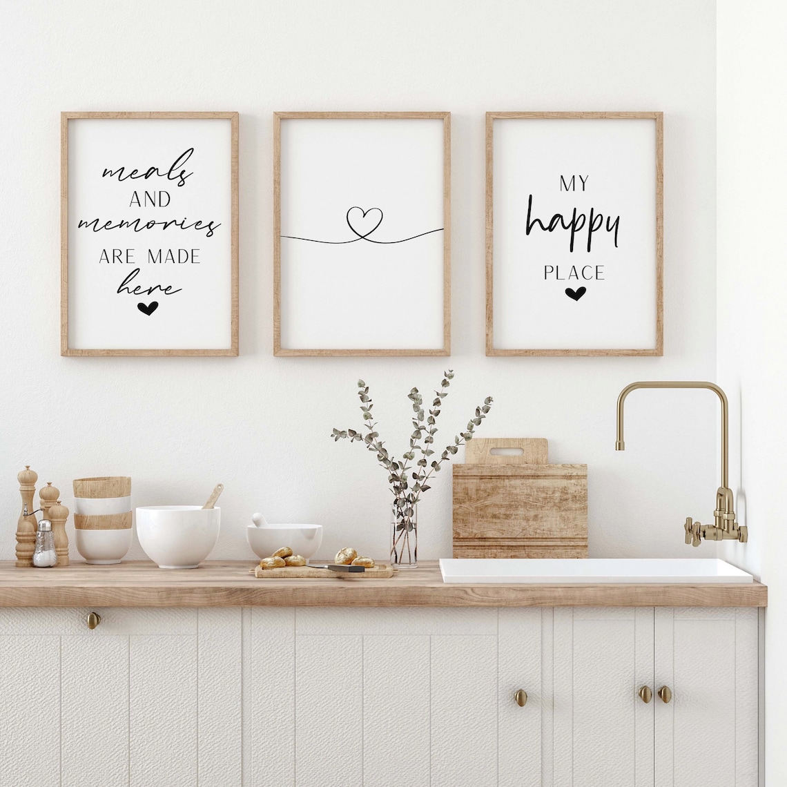 Set of 3 Kitchen Prints Kitchen Print Kitchen Decor Set of Etsy