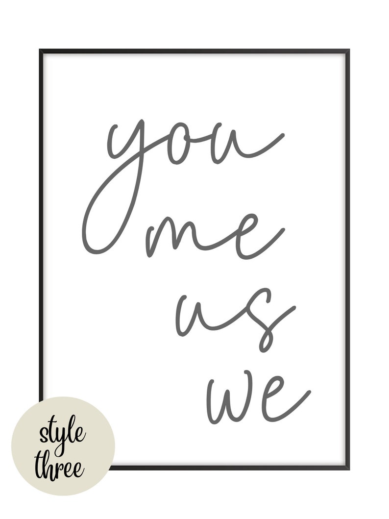 Set of Three Holding Hands Prints Set of 3 Prints With Quote Etsy UK