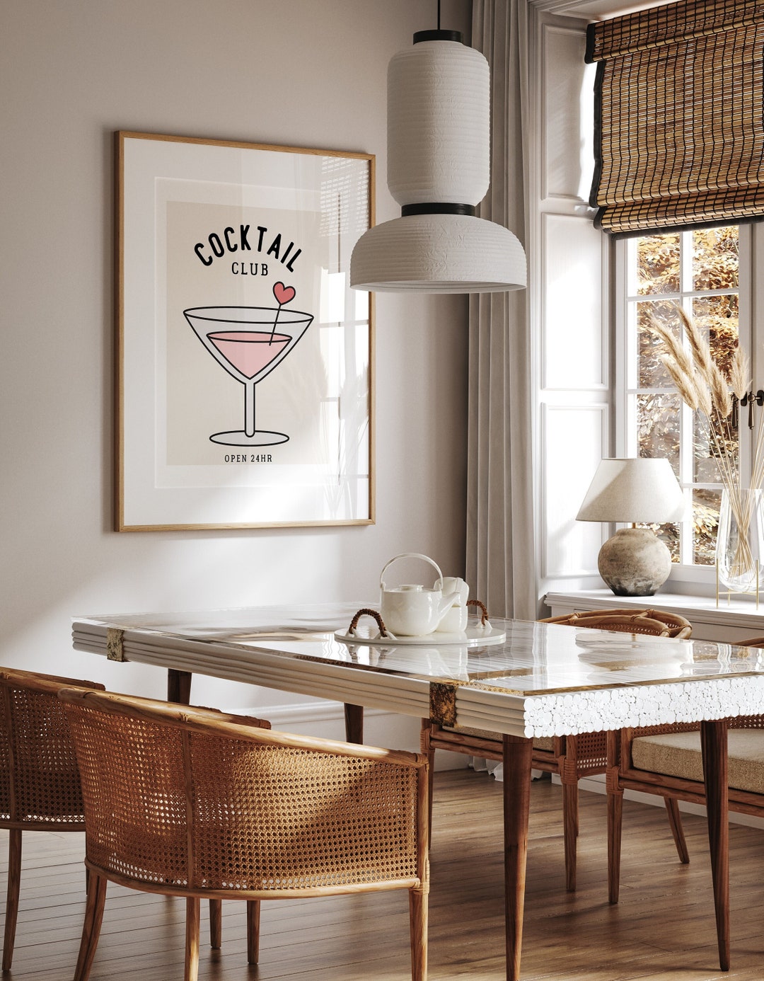 printable kitchen prints wall art, set of 6, hand... The Cocktail Club Print, Retro Kitchen Prints Wall Art Prints for ...