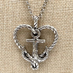 Brighton Anchor & Heart Pendant with Necklace New with Tags zdjęcie 2