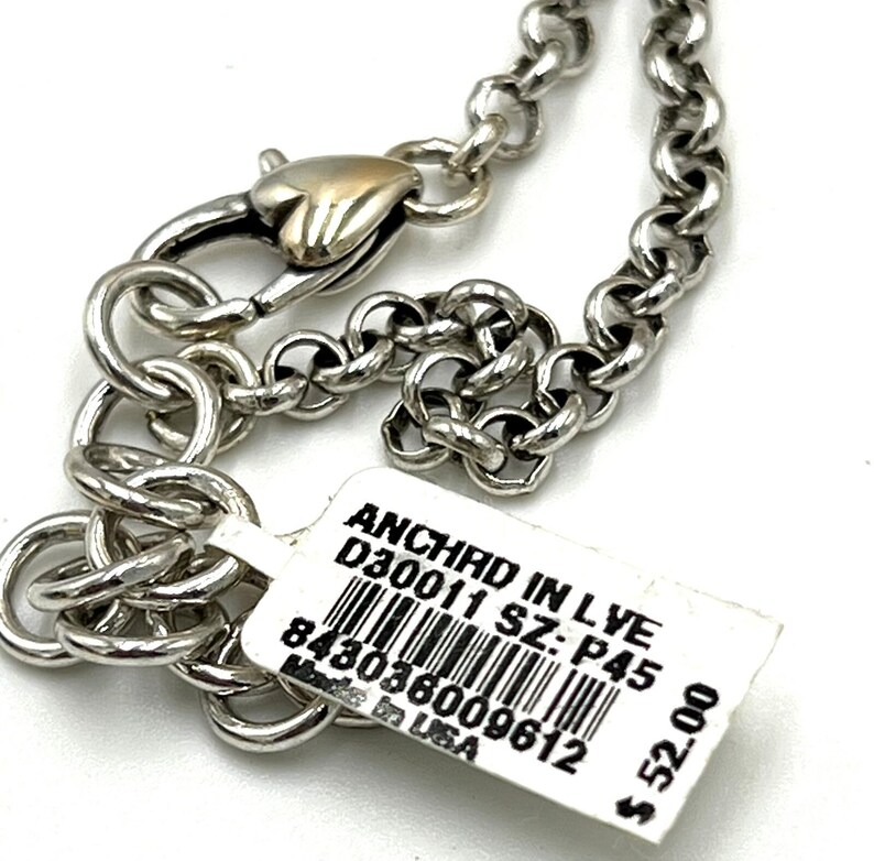 Brighton Anchor & Heart Pendant with Necklace New with Tags zdjęcie 4
