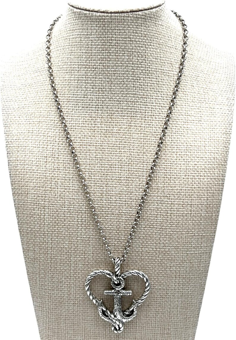 Brighton Anchor & Heart Pendant with Necklace New with Tags zdjęcie 3