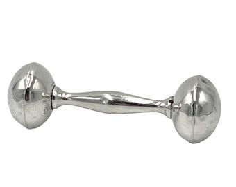 Antique Sterling Silver Webster Baby Rattle Over 23 grams